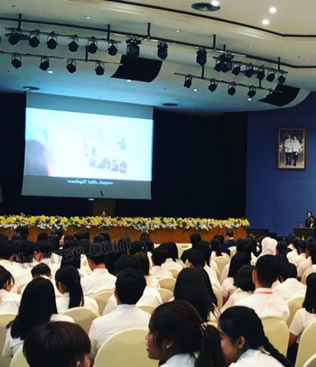  ชมภาพสุดภูมิใจ นุสบา-พุทธิพงษ์ พา “น้องปุณณ์” ปฐมนิเทศ นศ.แพทย์