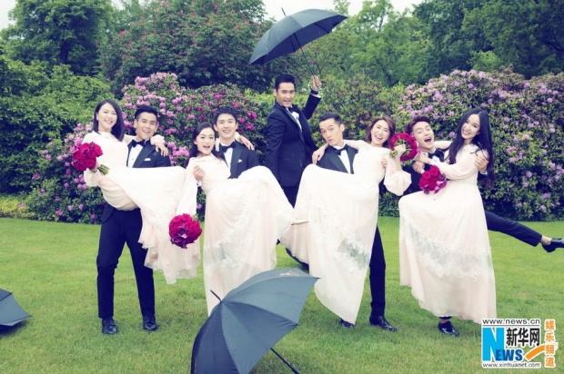 เลอค่า!!ภาพการแต่งงานสไตล์วินเทจของดาราจีน จาง ซินอี้ และหยวนหง