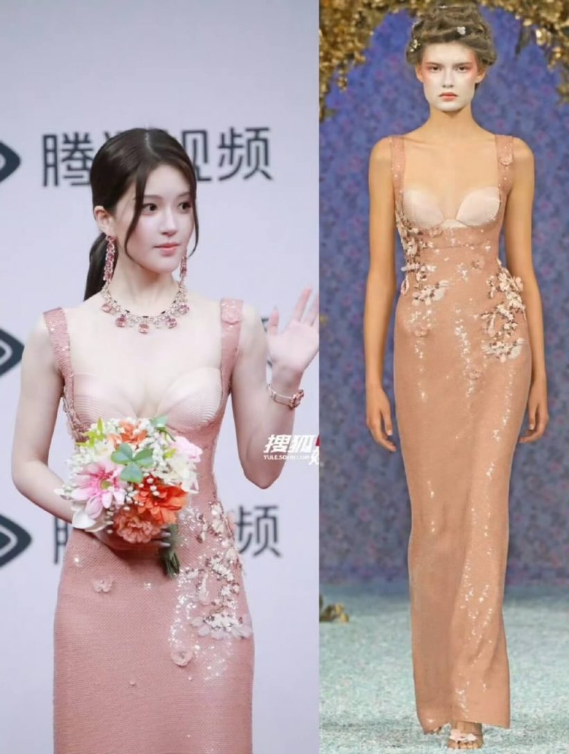 คัมเเบคปุ๊บดราม่าปั๊บ! จ้าวลู่ซือ ออกงานใหญ่เเต่ชุดไม่ผ่าน