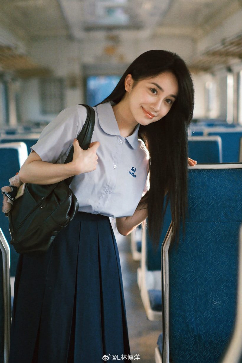 OMG! นางเอกจีนตัวท็อปใส่ชุดนักเรียนไทย สวยคม soft power ขั้นสุด