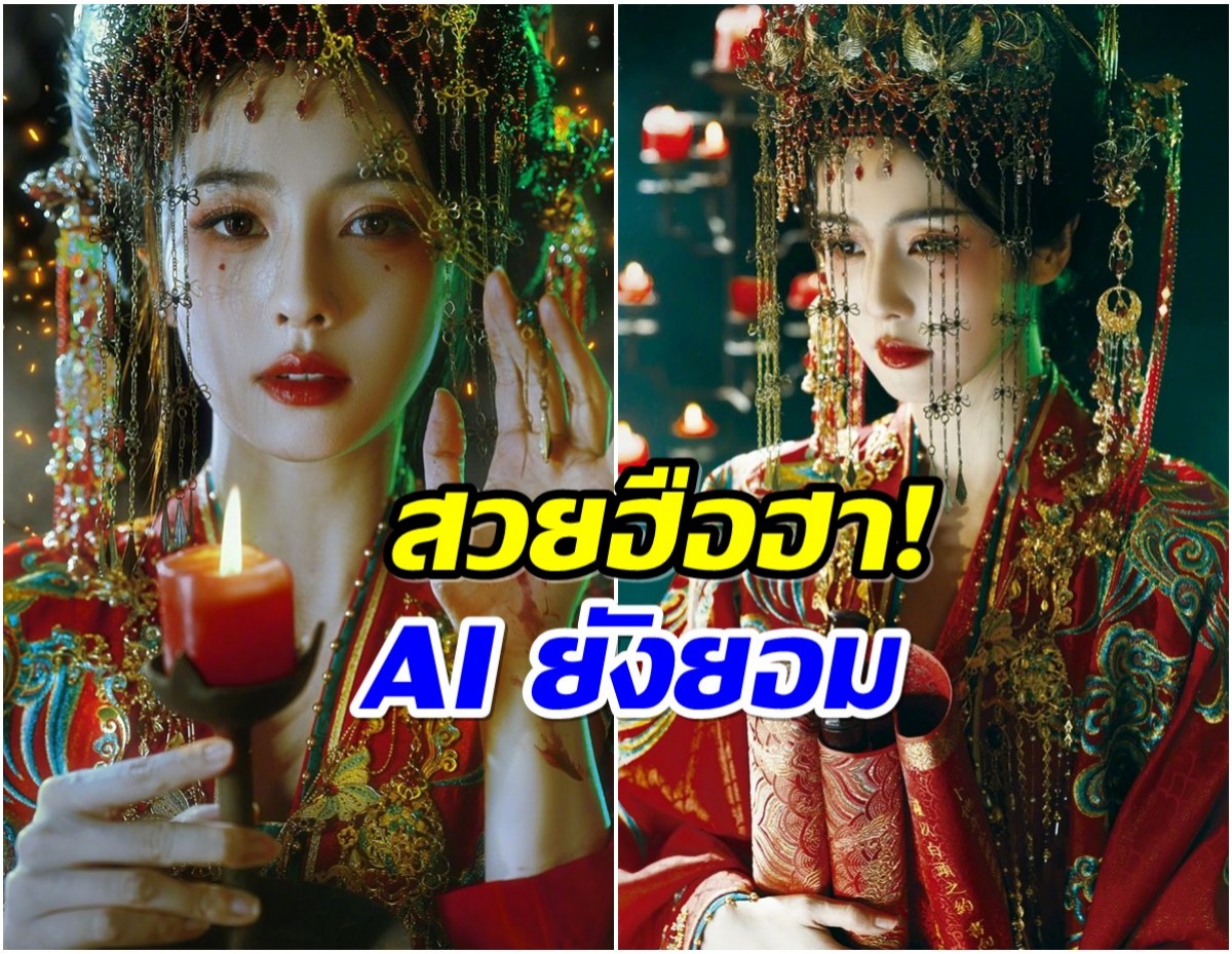 ไป๋ลู่ เปิดตัวซีรีส์ใหม่ ลุคเจ้าสาวผี สวยฮือฮา AI ก็ทำไม่ได้