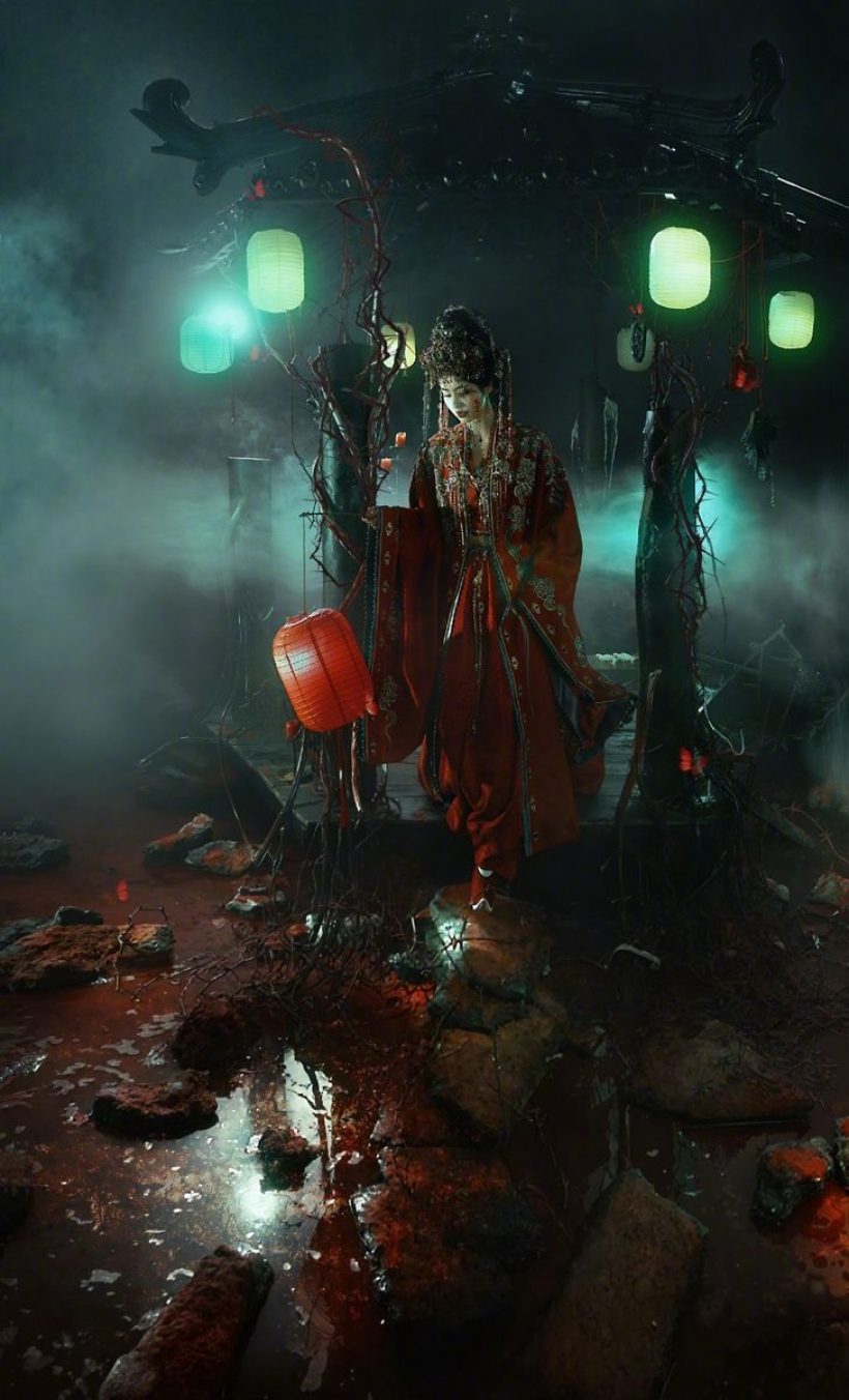 ไป๋ลู่ เปิดตัวซีรีส์ใหม่ ลุคเจ้าสาวผี สวยฮือฮา AI ก็ทำไม่ได้