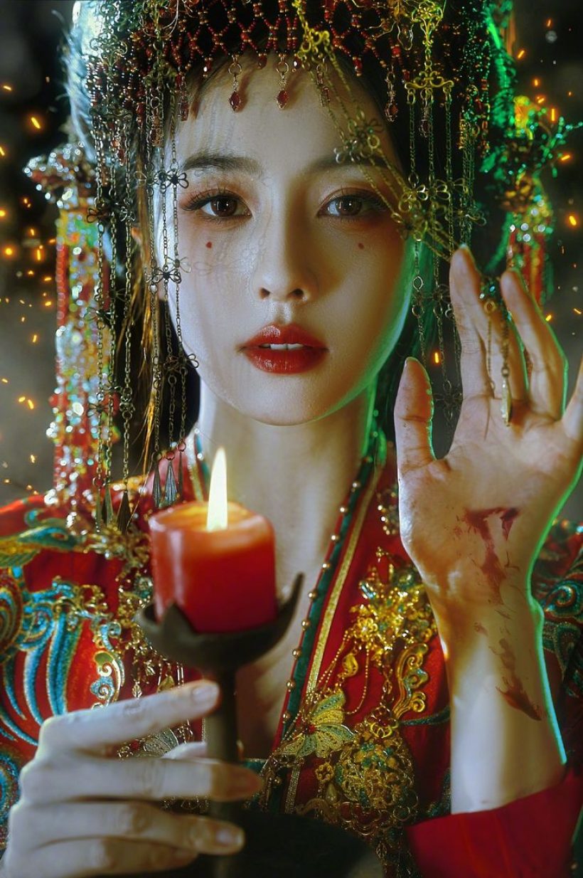 ไป๋ลู่ เปิดตัวซีรีส์ใหม่ ลุคเจ้าสาวผี สวยฮือฮา AI ก็ทำไม่ได้