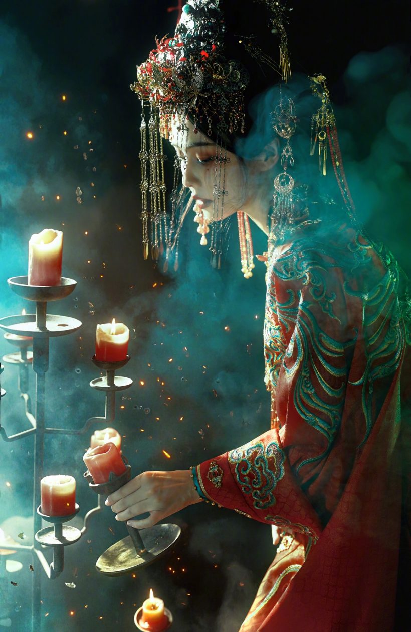 ไป๋ลู่ เปิดตัวซีรีส์ใหม่ ลุคเจ้าสาวผี สวยฮือฮา AI ก็ทำไม่ได้