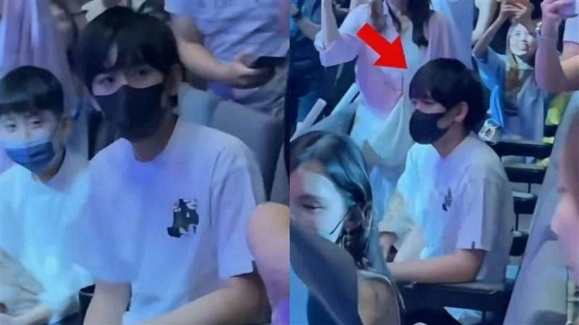 ฮือฮา! หนุ่มหล่อโผล่ดูคอนเสิร์ต รู้ประวัติอึ้งเลย ดีกรีลูกพระเอกดัง
