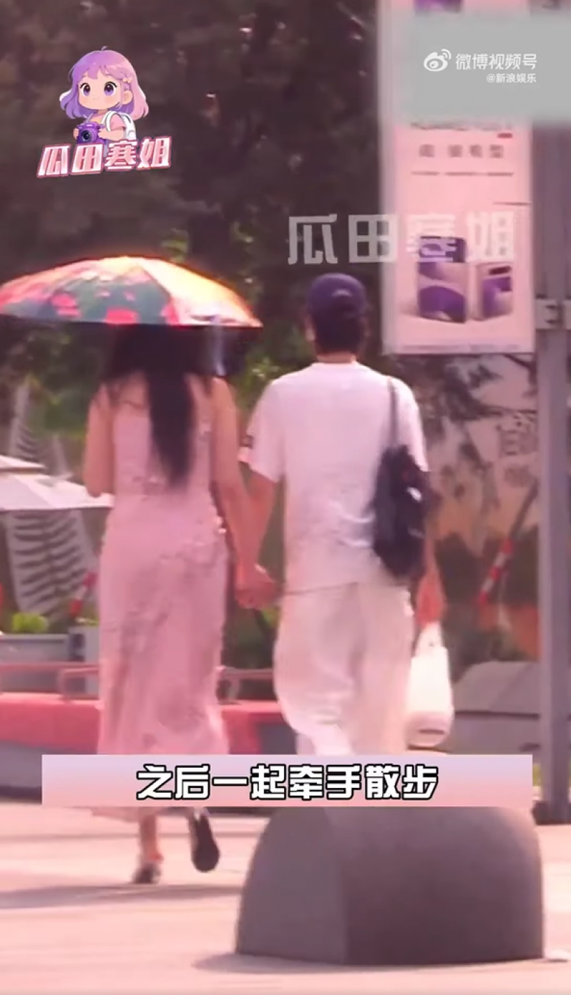 ชัดเจนเเจ่มเเจ้ง จับโป๊ะ! พระเอกดาวรุ่งจีนกับสาวปริศนาคนใหม่