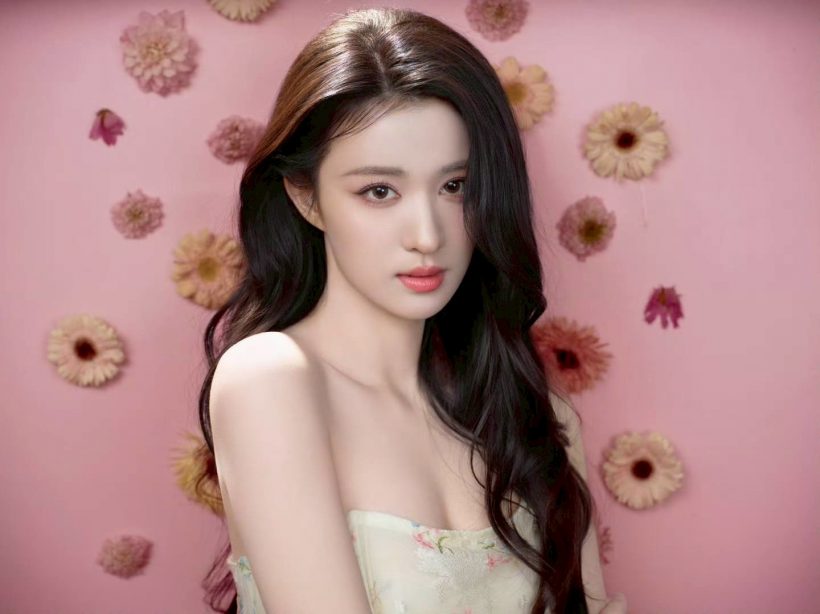 หวังฉู่หรัน ทำโซเชียลเเตก ภาพไม่ผ่านการรีทัชยังสวยมาก