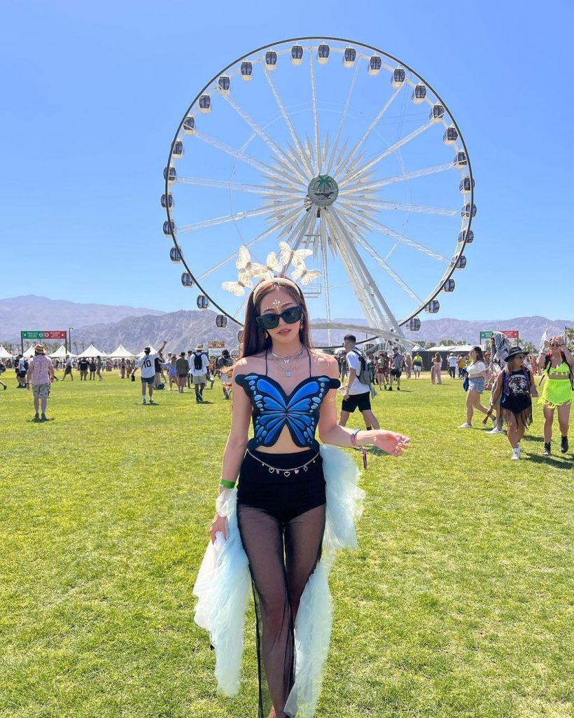 ส่องแฟชั่นสุดต๊าช ดาราสาวไทยคนนี้ บินร่วมงานCoachella2022