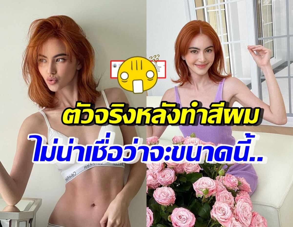 ชาวเน็ตรีวิวตัวจริง ใหม่ ดาวิกา หลังทำสีผม ที่ใครอ่านแล้วมีอึ้ง