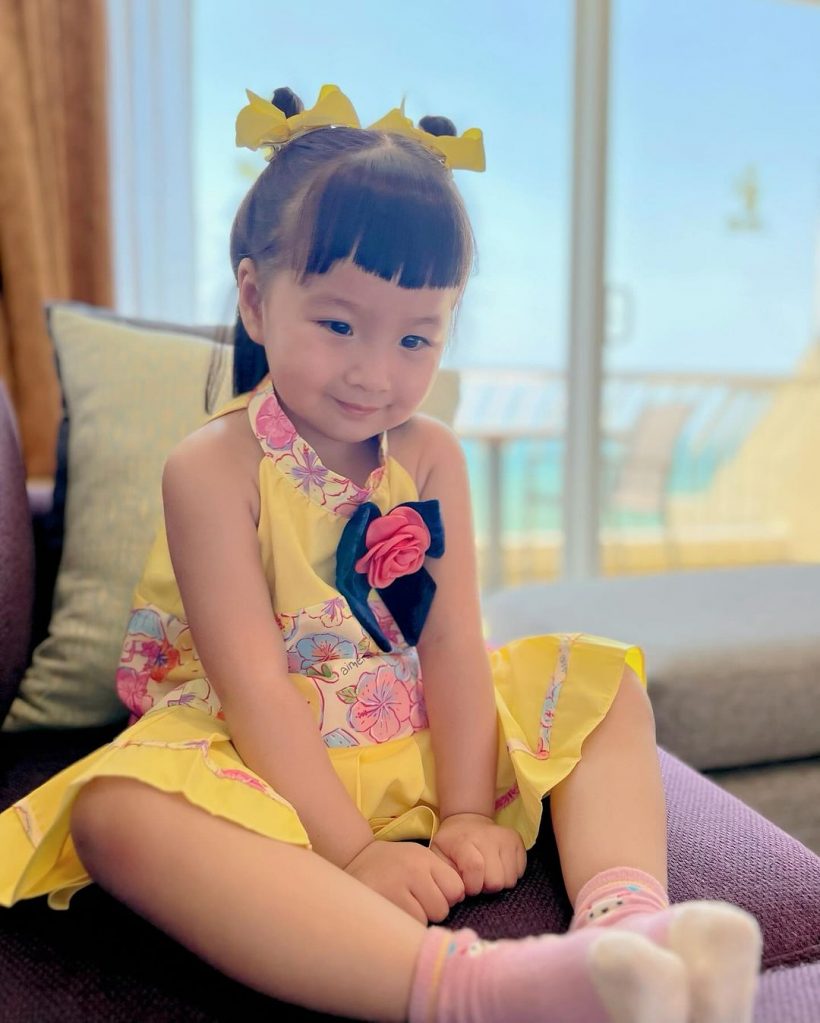 น้องเมย่า ลูกสาวหยาดทิพย์เริ่มโตแล้ว น่าดันเข้าวงการมาก