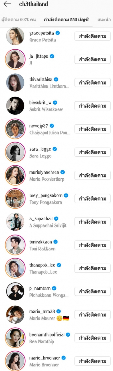 วงในเผยเรื่องสัญญาฐิสา หลังช่อง3กดติดตามไอจี ลือหึ่งจ่อย้ายซบ!