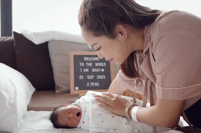 สาวดังเผยโฉมลูกชายคนแรก เผยเหตุการณ์ก่อนคลอด ต้องบนพระชเวดากอง