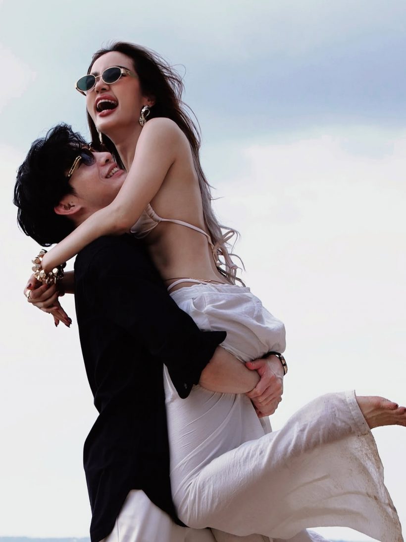 กระแต อาร์สยาม ควงคู่หมั้น เที่ยวทะเลเติมพลังรัก