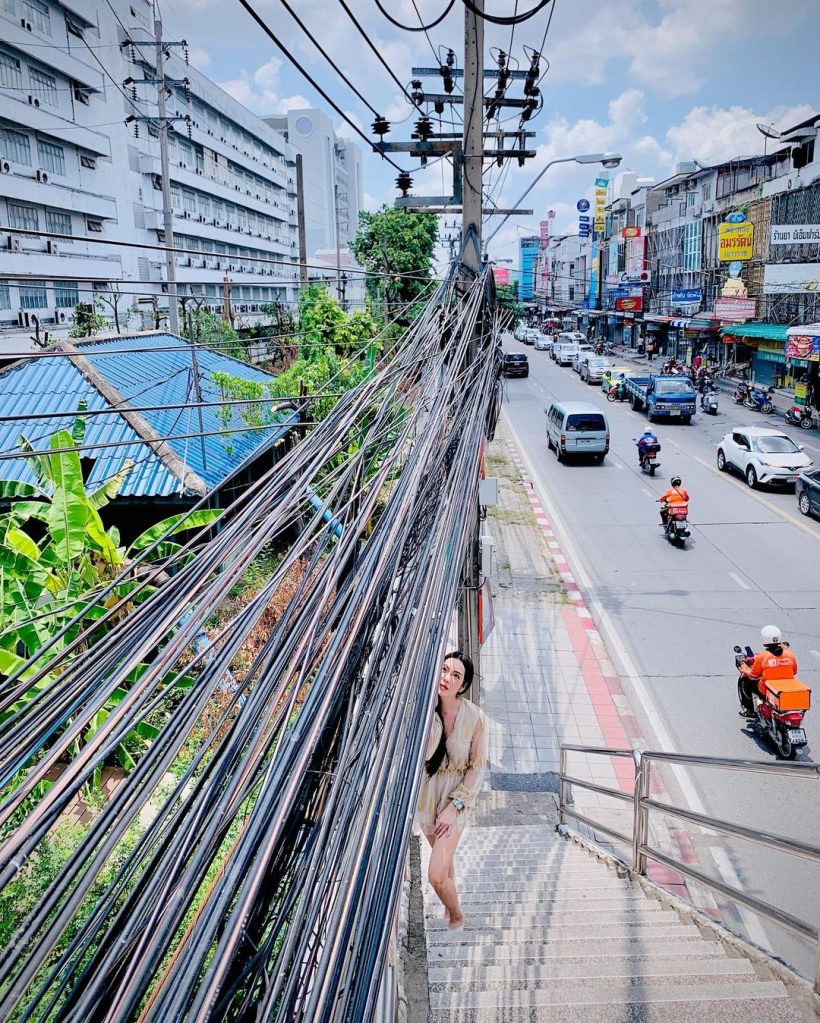 อ๋อม สกาวใจ โพสต์ภาพคู่สายไฟ เห็นแล้วน่ากลัว ทำแบบนี้เสี่ยงมาก!