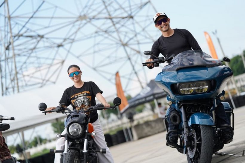 เกินคาด!! ดาราสาวชื่อดัง สลัดลุคสาวหวาน เข้าวงการ Biker