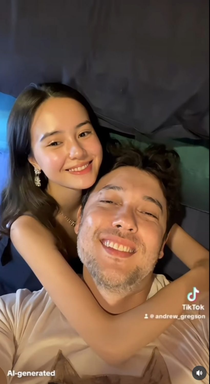 อุ๊ยยังไง?แอนดริว เกร็กสัน โพสต์เอง สาวสวยจุ๊บแก้มหวานฉ่ำทำชาวเน็ตแตกฮือ!