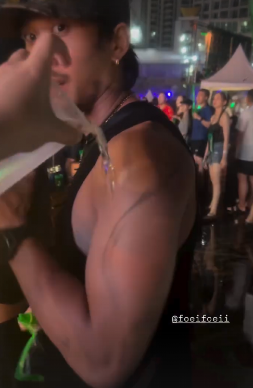 จับได้คาตา! หนุ่มคนดัง เที่ยวสงกรานต์กับเเฟน งานนี้มีคนหมั่นไส้