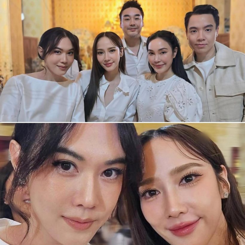 คืนดีรึเปล่า? อั้ม พัชราภา ไปทำบุญกับก๊วนเพื่อน แต่โป๊ะหนุ่มคนนี้มาด้วย