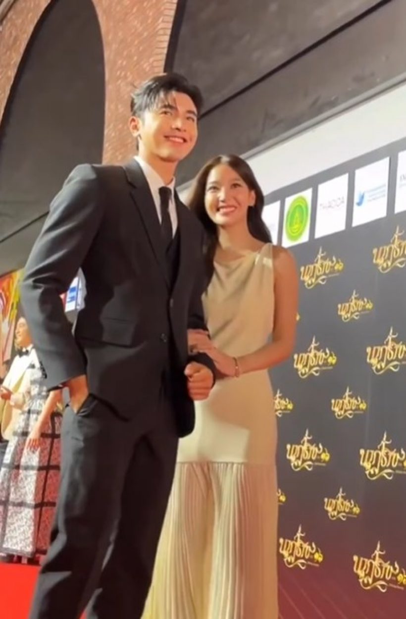 หวานฉ่ำทั้งงาน!! คู่รักต่างช่อง ควงคู่ออกงานประกาศรางวัลนาฏราช 2568