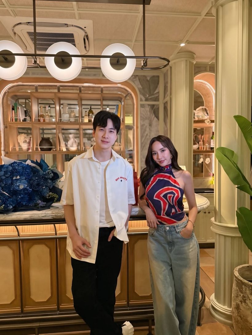 อุ๊ย! จับตาไฮโซหนุ่มหล่อ เคียงข้าง อั้ม พัชราภา ทุกรูป