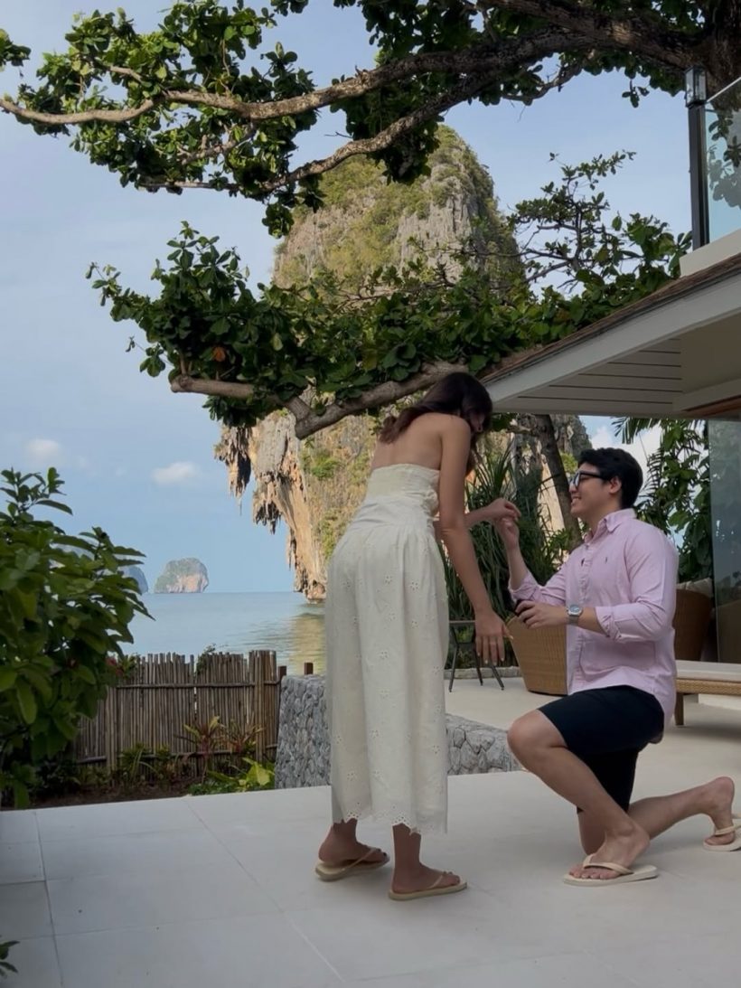 วินาทีสำคัญ! ดาราสาว GMMTV ถูกเเฟนดีกรีหมอขอเเต่งเเล้ว