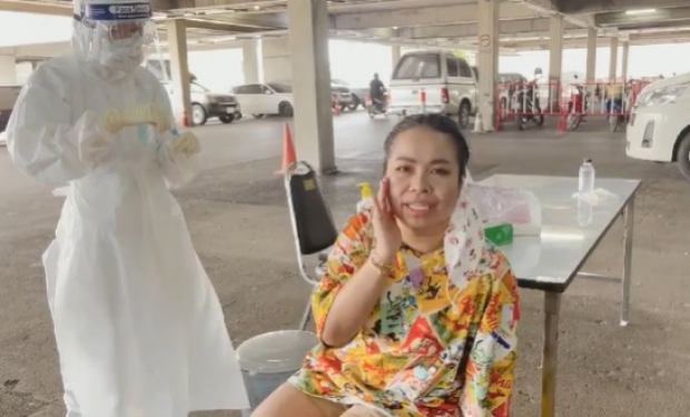 “ตุ๊กกี้” เชื่อ “โหน่ง ชะชะช่า” ตรวจโควิดรอบที่ 9 สุดท้ายมีเสียน้ำตา