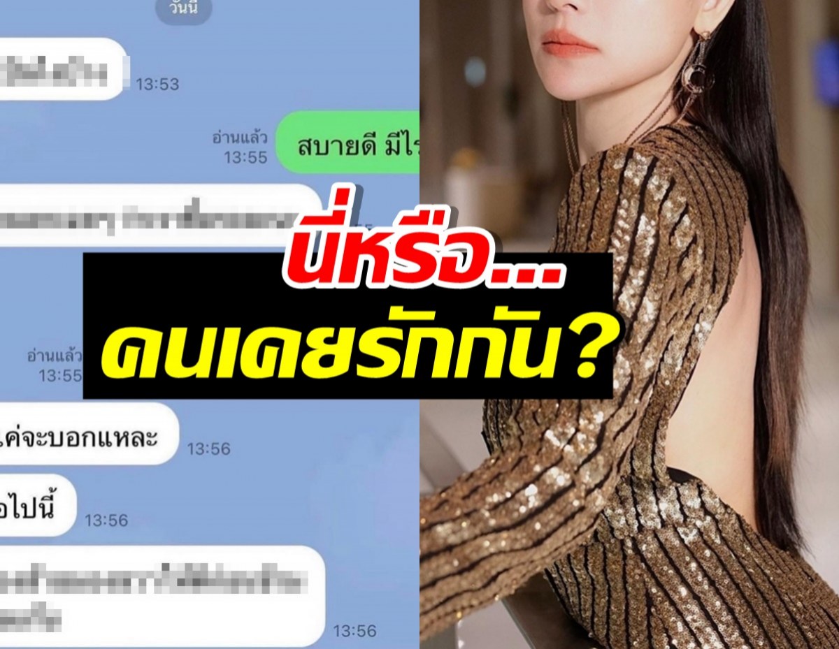 นี่หรือคนเคยรักกัน? ดาราสาวเผยแชตแฟนเก่า ทักหาแบบสุดพีค