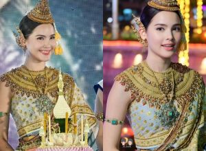 ยลโฉมความสวย ญาญ่า แปลงร่างนางนพมาศอึ้งเอวเหลือ20เซน.