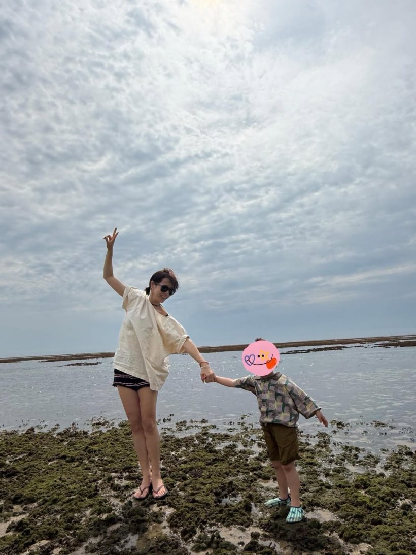 ซนเยจิน เปิดภาพลูกชายชัดๆครั้งเเรก สูงเท่าเอวคุณเเม่เเล้ว