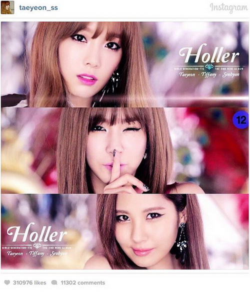 แทยอน โปรโมตอัลบั้ม Holler ผ่าน IG