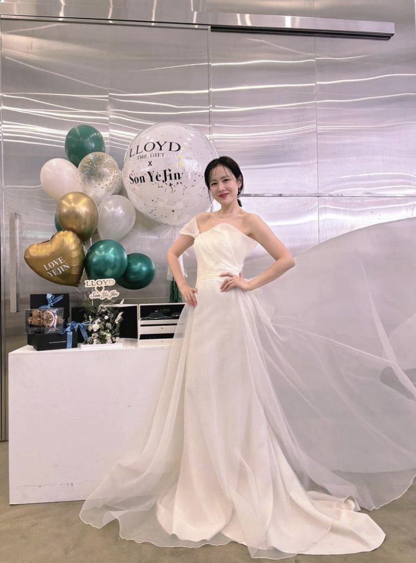 ไร้ที่ติ! ซนเยจิน ได้เป็นเจ้าสาวอีกครั้งหลังแต่งงานกับฮยอนบินมา2ปี