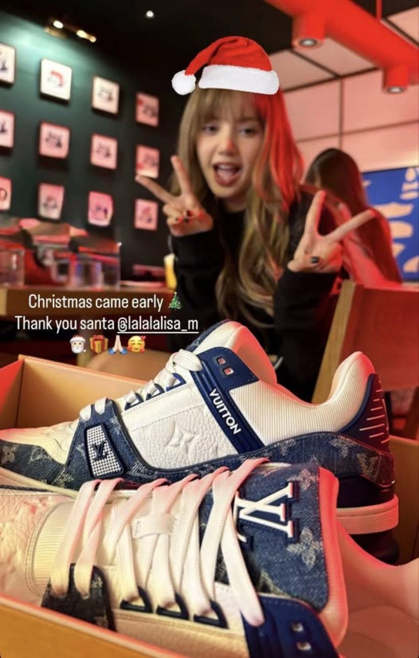 พี่สาวสายเปย์ ลิซ่า ส่งของขวัญคริสต์มาสให้หนุ่มไทยคนนี้?