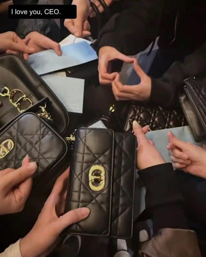 สวยรวยใจสปอร์ต! จีซู เปย์เเบรนด์หรู ให้ทีมงานเเบบฉ่ำๆ