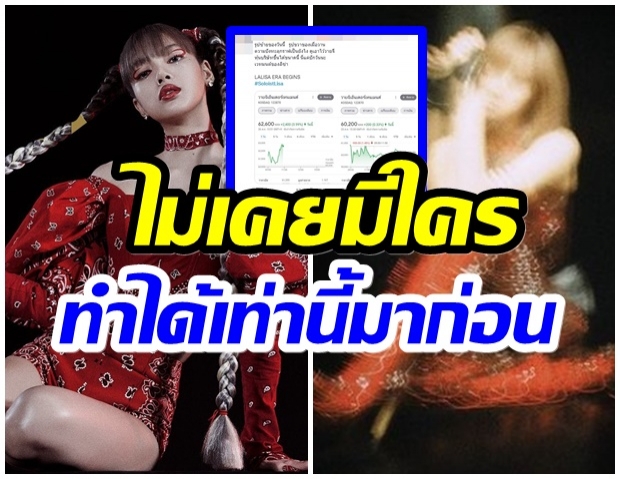 ขนลุกไปหมด!!  ลิซ่า คนเดียว ดันหุ้นวายจีพุ่งสูงเท่านี้ ในรอบ8ปี 