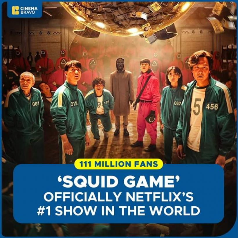 Squid Game ขึ้นแท่นซีรี่ส์อันดับ1มีผู้ชมทั่วโลกกว่า111ล้านครัวเรือน