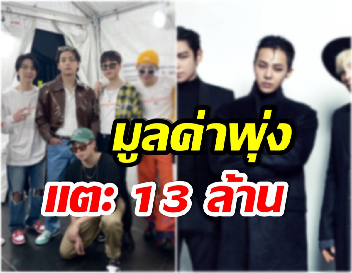 เปิดมูลค่าเเบรนด์ บอยเเบนด์ k-pop เหลือเชื่ออันดับหนึ่งคือวงนี้