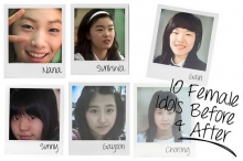 10 สาวไอดอล ถูกขุดภาพ Before vs After