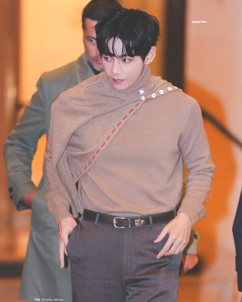 วี BTS กลายเป็นไวรัล เห็นเเค่สันจมูกก็รู้เเล้วว่าหล่อ