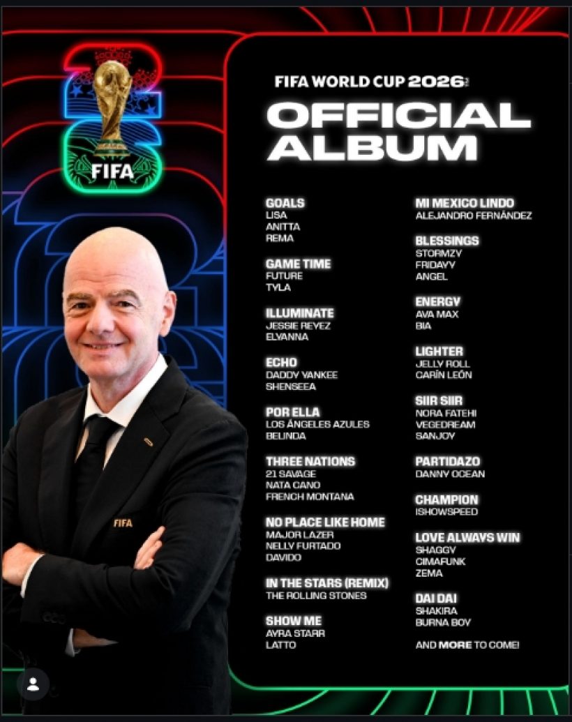 FIFA เล่นใหญ่ดึง LISA รันแทร็กแรกบอลโลกปีนี้