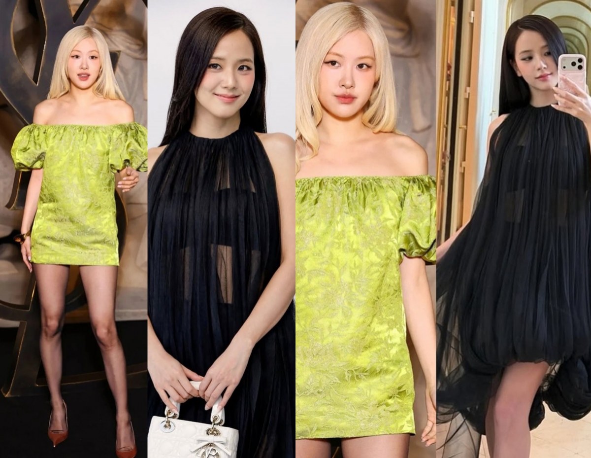 2 BLACKPINK ครองปารีส! จีซู-โรเซ่ สวยฟาดกลางเเฟชั่นวีค