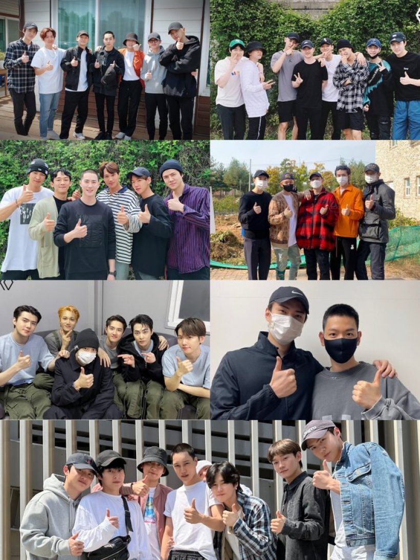 เปิดภาพเรียกน้ำตาสมาชิกEXO พร้อมหน้าส่งไคเข้ากรมรับใช้ชาติ