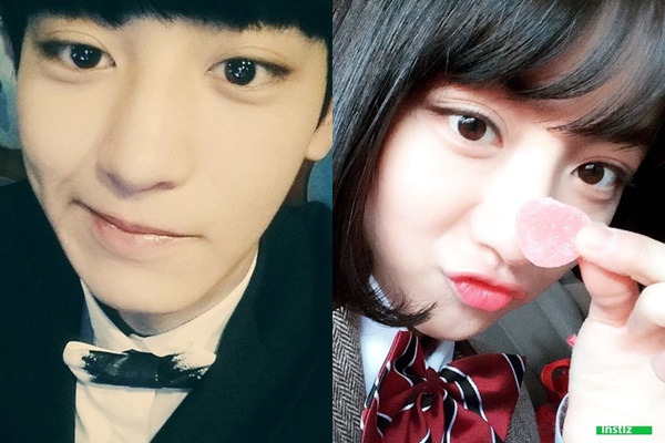 ชานยอล EXO & คังมินอา