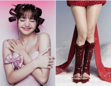 ลิซ่า ลุคคริสต์มาสสดใส บูทเเดงขโมยซีนราคาเเรงเว่อร์!