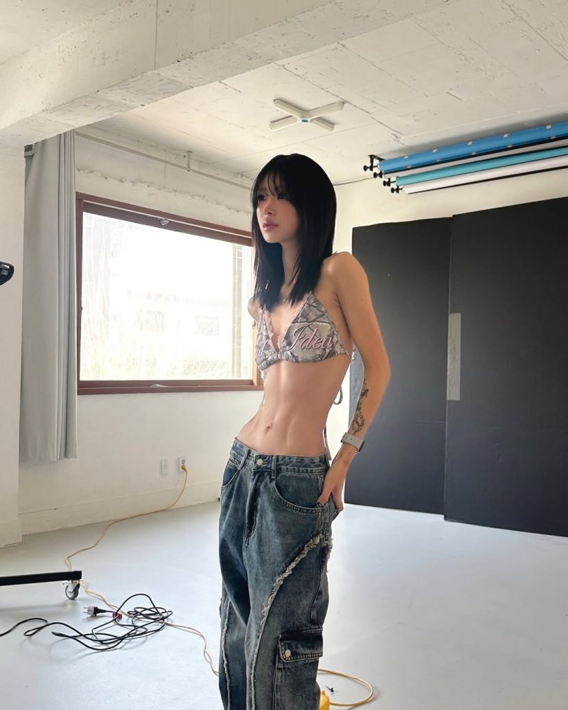 อึ้ง! หุ่นลูกสาวดาราดัง น้ำหนักเหลือเเค่ 41 กิโลกรัม