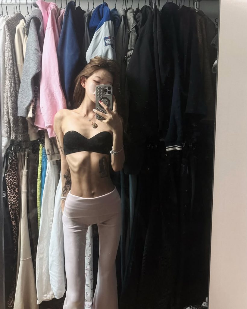 อึ้ง! หุ่นลูกสาวดาราดัง น้ำหนักเหลือเเค่ 41 กิโลกรัม