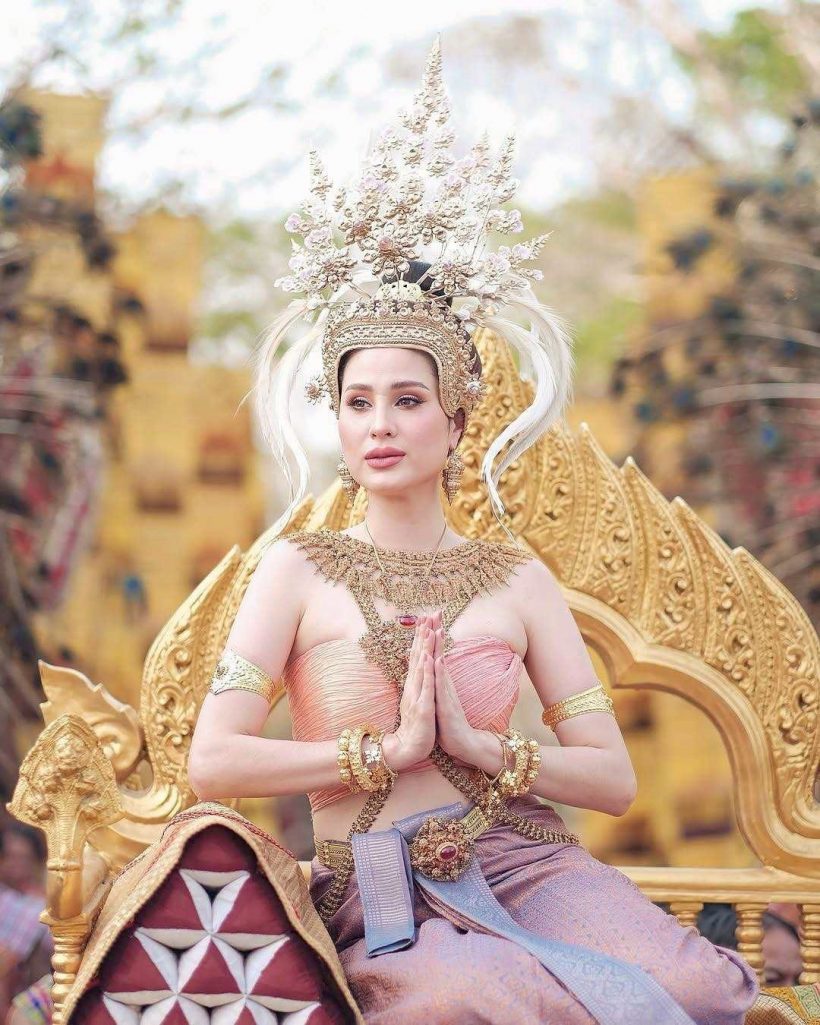 ส่อง 5 คนบันเทิง เเปลงโฉมเป็นนางอัปสรา สวยขลังขั้นสุด