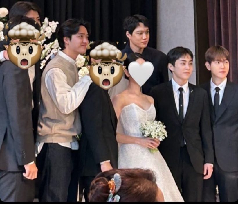 สมาชิก EXO เข้าร่วมพิธีแต่งงานของเฉิน