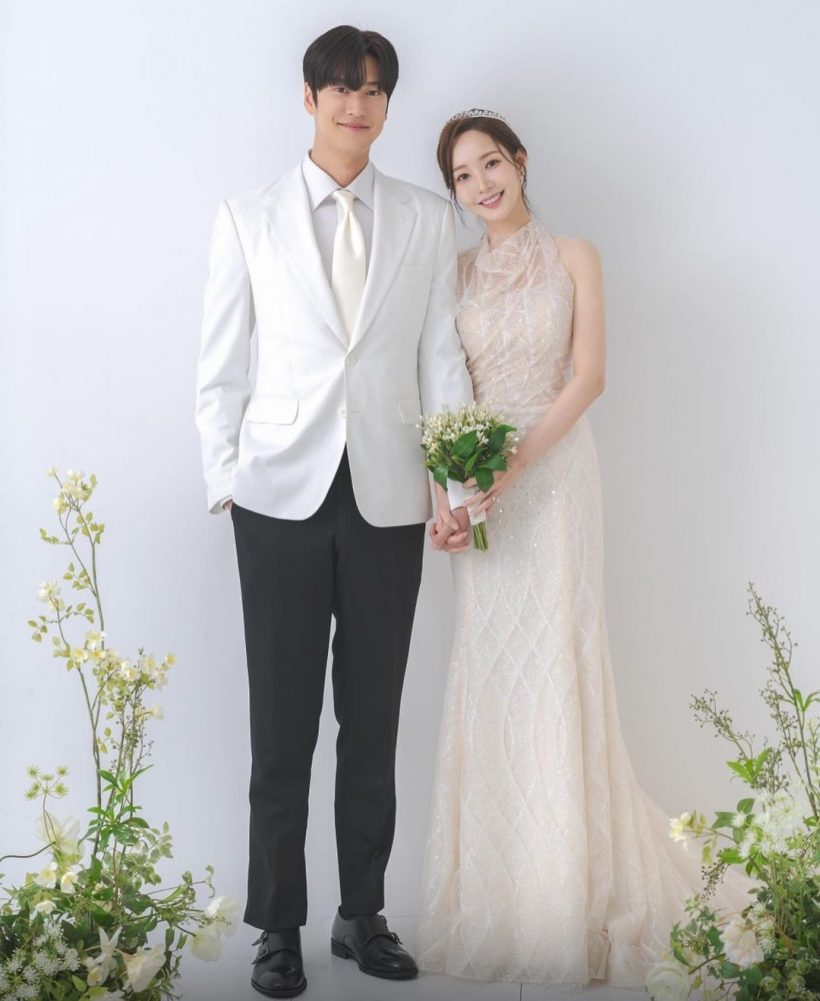 สวยตะลึง พัค มินยอง ในชุดเจ้าสาวแสนหวาน สั่งลา Marry My Husband  