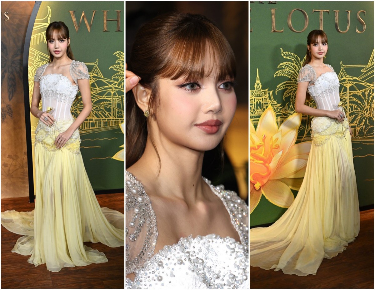 จับใจฮอลลีวูด! ลิซ่า ฟาดลุคสวยที่งานเปิดตัว White Lotus 3