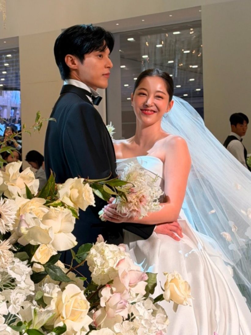 รักสมหวัง! พระนางซีรีส์ดัง ลั่นระฆังวิวาห์หลังคบกันนาน 10 ปี